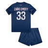 Maglia Paris Saint-Germain Zaire Emery 33 Bambino Prima Divisa 2024-25
